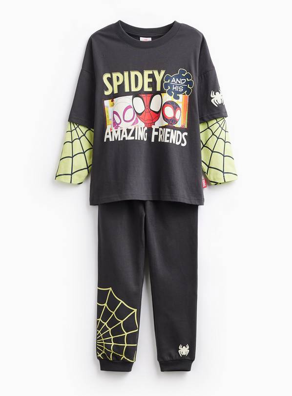 Disney Spidey Halloween Sweatshirt & Jogger Set 7-8 years